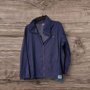 Columbia Light Blue Lightweight Rain Jacket Women Size 3x
